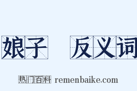 娘子軍反义词是什么意思的图片